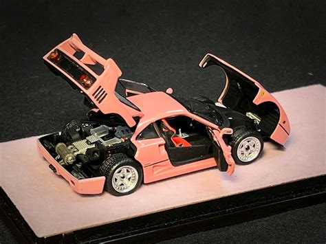 PGM Ferrari F40 LM - Pink • DiecastSociety.com