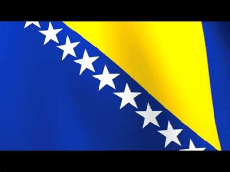 Flag of Bosnia and Herzegovina - Zastava Bosne i Hercegovine - YouTube