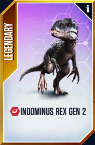 Indominus rex Gen 2 | Jurassic World: The Game Wiki | Fandom