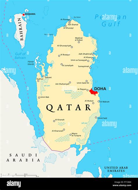 Where Is Doha Qatar On The World Map – Interactive Map