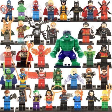 Marvel Super Heroes Avengers Minifigures Lego Compatible Toy