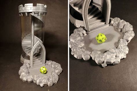 This 3D-Printed Take Of Folding Dice Tower Looks Absolutely Amazing!