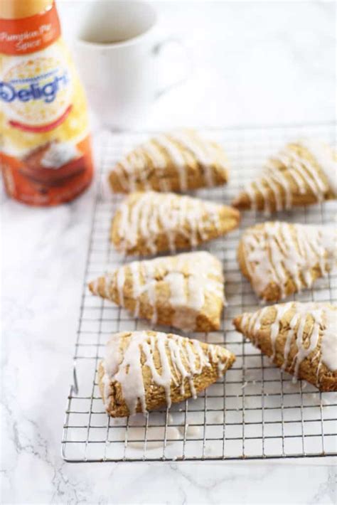 Pumpkin Spice Scones - The Baker Chick