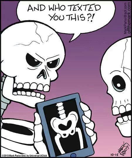 Cheating Skeleton. | Halloween jokes, Halloween funny, Radiology humor