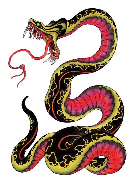 deviantART: More Like Electric pole snake by burke5 | Snake tattoo ...