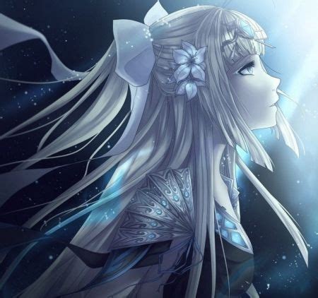 Moonlight - Desktop Nexus Wallpapers | Anime female, White anime, Cool ...