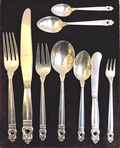 Royal Danish by International - Sterling Silver Cutlery Set - Luncheon ...