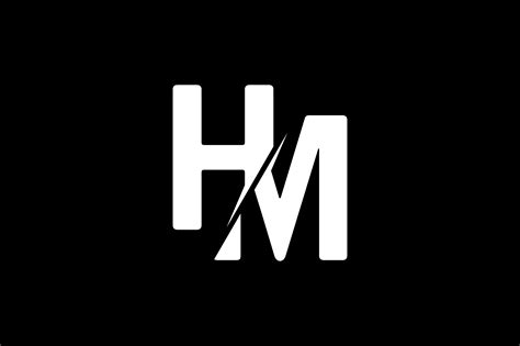 Monogram HM Logo Design Graphic by Greenlines Studios · Creative ...