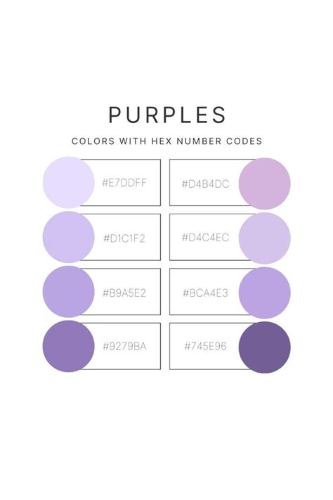 Color Palette | Purples | Purple color palettes, Lavender color palette ...