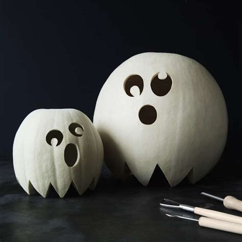 Ghost Pumpkin Carving Ideas