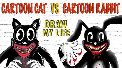 Cartoon Cat vs Cartoon Rabbit : Draw My Life - YouTube