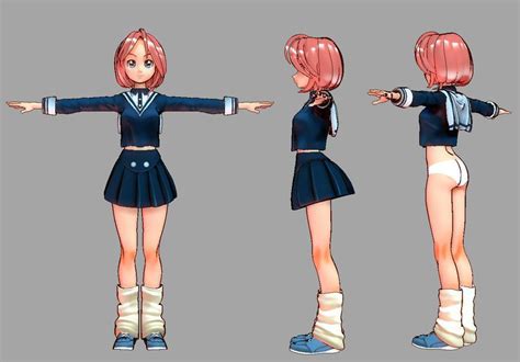 Katsu render 2 by Abishai on deviantART | Character turnaround ...