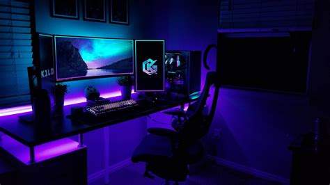 Download Pc Gaming Setup Rgb 4k Wallpaper | Wallpapers.com