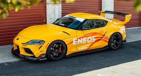 This Customized 2020 Toyota Supra By Autotuned Is Wonderfully Yellow ...