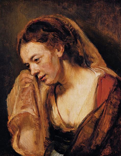 Weeping Woman Rembrandt Van Rijn C. 1644 Painting Vintage | Etsy