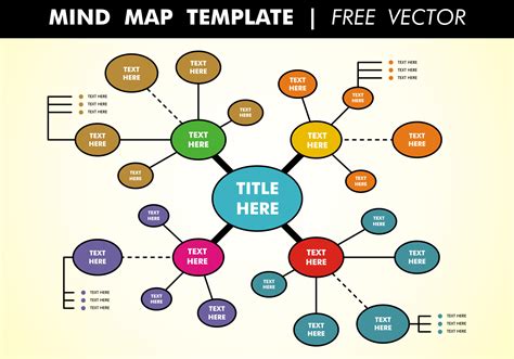 Mind Map Template Free Vector - Download Free Vector Art, Stock ...