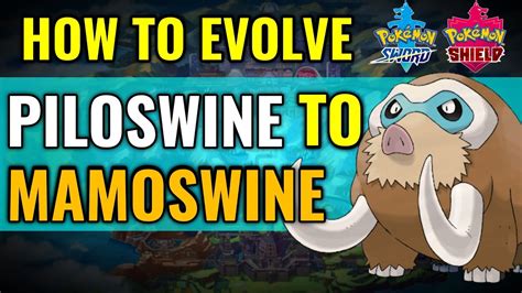 Piloswine Evolution