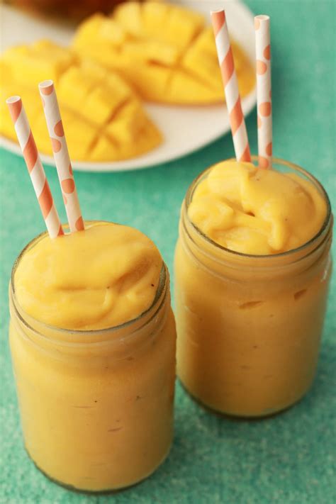 Mango Smoothie - 2 Ingredients and 5 minutes! - Loving It Vegan