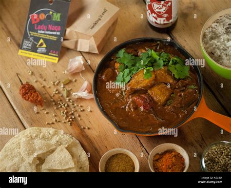 A spicy chicken curry Stock Photo - Alamy