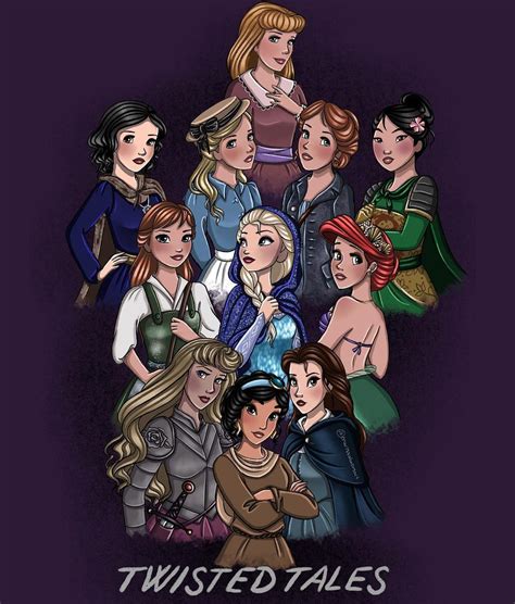 Twisted Tale | Disney twisted tales, Disney fan art, Real disney princesses