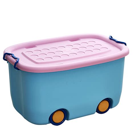 plastic storage bins Wheels Plastic Portable Function Storage Box For ...