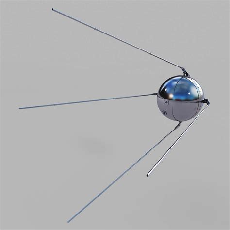 sputnik 1 3d model