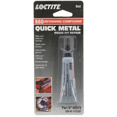 LOCTITE 660 QUICKMETAL 6ML - Eyre Trading