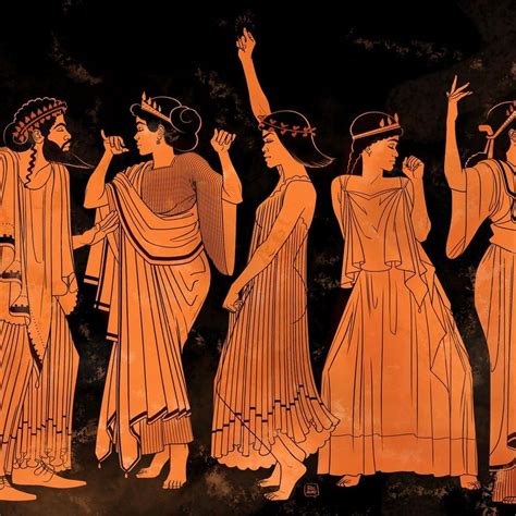 Club Life in Ancient Greece, an art print by Billmund | Ancient greek ...