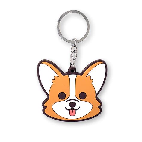 CORGI HEAD KEYCHAIN - DoggoFashion