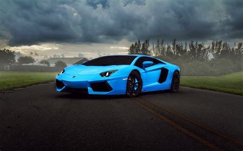 🔥 Free download Lamborghini Aventador supercar blue wallpaper cars ...