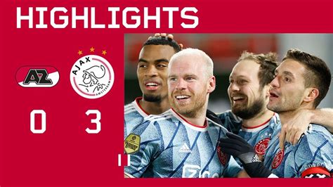 Highlights | AZ - Ajax | Eredivisie - YouTube