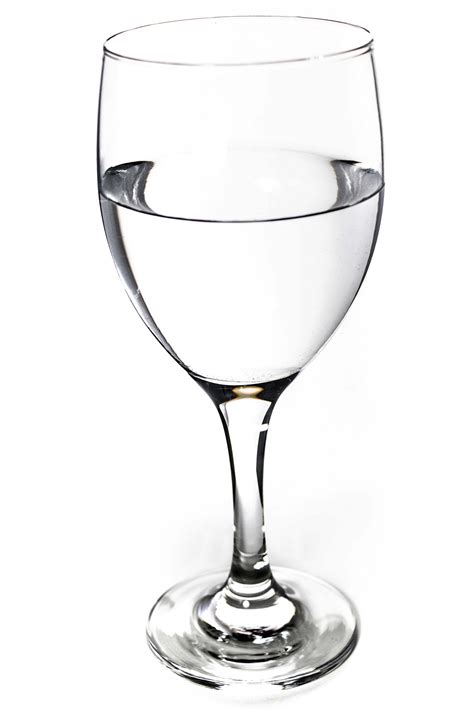 Glass With Water White Background Free Stock Photo - Public Domain Pictures