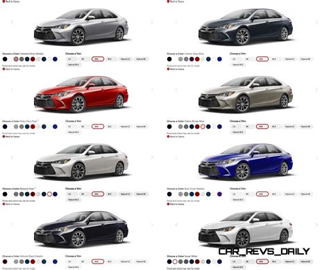 2024 Toyota Camry Le Colors