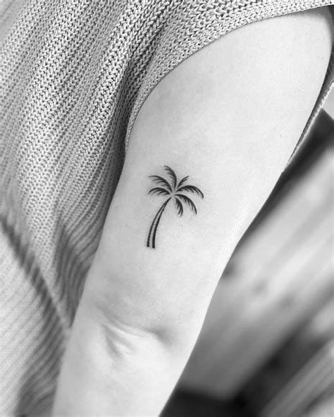 Palm leaf tattoo ideas photos