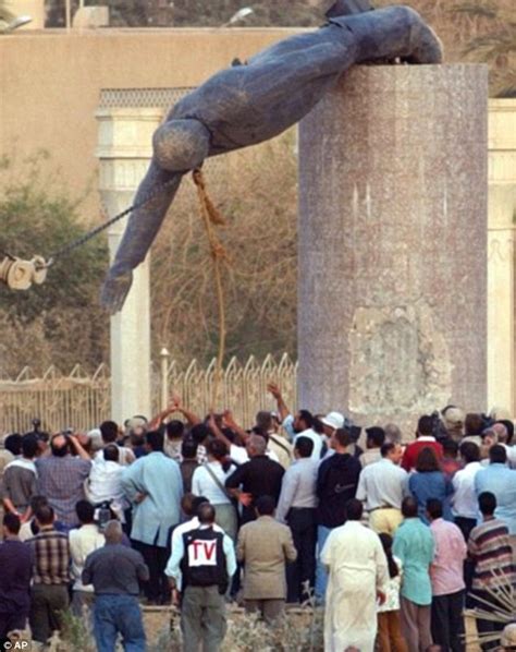 SAS Saddam statue: Iraq demands back chunk taken home as trophy | Daily ...