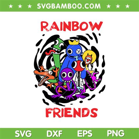 Rainbow Friends Roblox SVG PNG, Poppy Playtime SVG