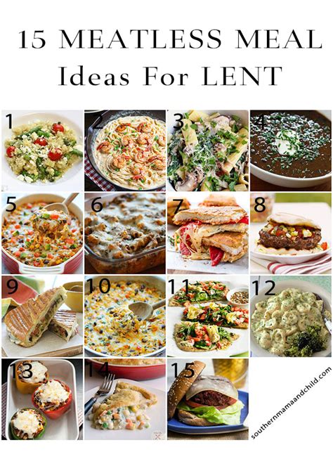 15 Meatless Meal Recipes For Lent - Southern Mama Guide