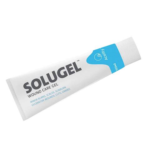 Solugel Wound Care Gel 50G Dressing Cuts Grazes Burns Skin Treatment F