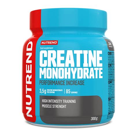 Creatine Monohydrate 300g (Nutrend) - X-Treme Stores EU