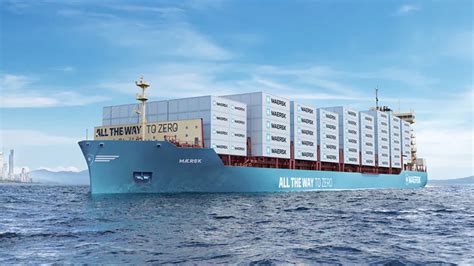 Maersk welcomes the world’s first container vessel sailing on green ...