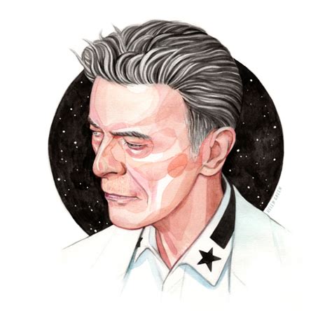 David Bowie, Blackstar - Helen Green Illustration