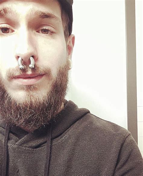 Pin by Robert Edward Etherington on Nose rings | Septum piercing men ...