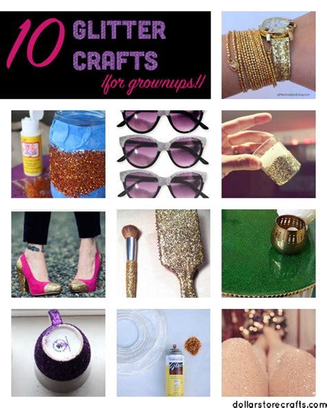 10 Glitter Crafts that Aren't Cheesy » Dollar Store Crafts