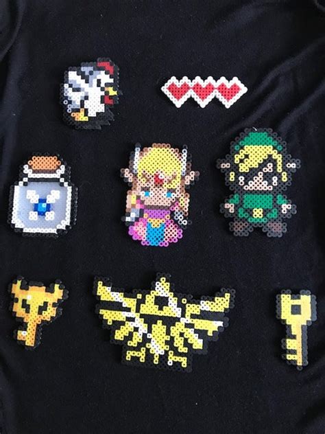 Legend Of Zelda Breath Of The Wild Pixel Sprites Perler Beads ...