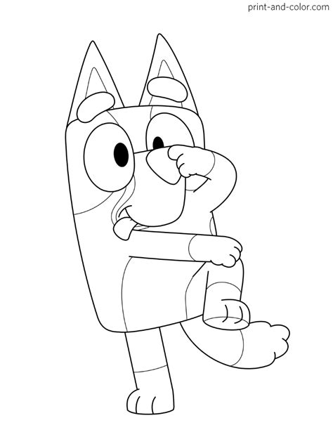 Bluey coloring pages | Print and Color.com