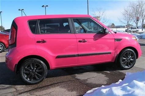 Pink Kia Soul 2013 CUSTOM PINK/CARBON FIBER WRAP Kia Soul http://www ...