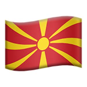 flag of macedonia (the former yugoslav republic of) | Emoji, Macedonia ...