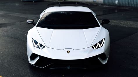 White Sports Car Wallpaper