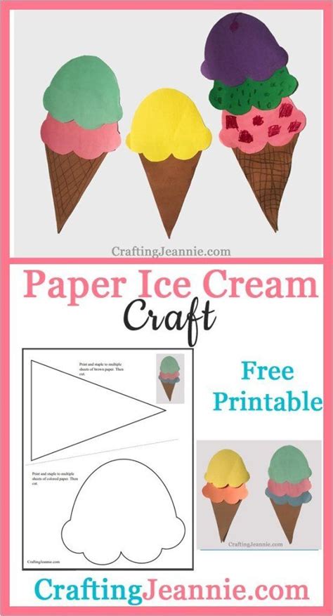 How To Make Paper Ice Cream Step By Step - Origami