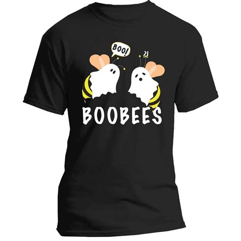 Payatek Boobees Boo Bees T Shirt Funny Halloween Shirt Cute Bee Ghost ...